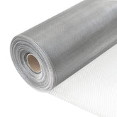 Durable Stainless Steel Mesh Window Screen Roll, 37" x16’ Metal Window Screen Replacement,Silver Woven Wire Mesh Screen for Window, Door, Patio,Pet